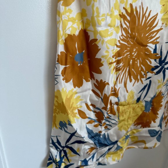 NWT Reformation Joana Strapless Silk Charmeuse Midi Dress Sz XS Livia Floral - Picture 6 of 8